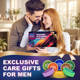 ALPLUG Shower Steamers for men with gift packaging