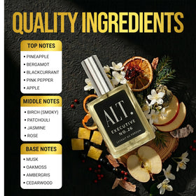 ALT. FRAGRANCES Executive No. 26 packaging with elegant design