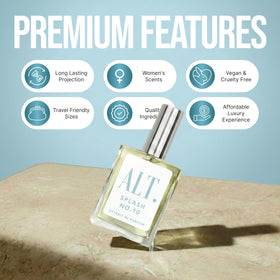 ALT. FRAGRANCES Splash Eau de Parfum 60ml close-up of sprayer