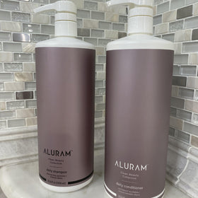 ALURAM Coconut Water Daily Shampoo 33.8 Fl Oz back view