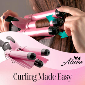 Alure Three Barrel Curling Iron packaging