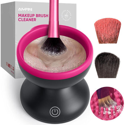 Alyfini Electric Makeup Brush Cleaner Machine front view