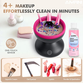 Alyfini Electric Makeup Brush Cleaner Machine in use