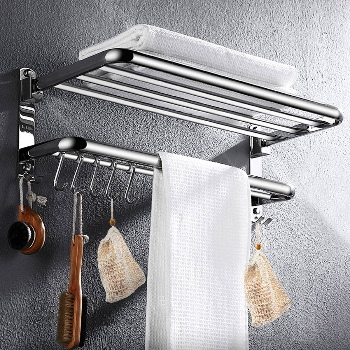AMAHOMESA soap saver bag in bathroom setting