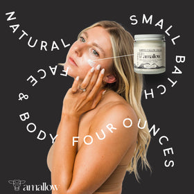 Amallow Beef Tallow Moisturiser with sweet almond oil