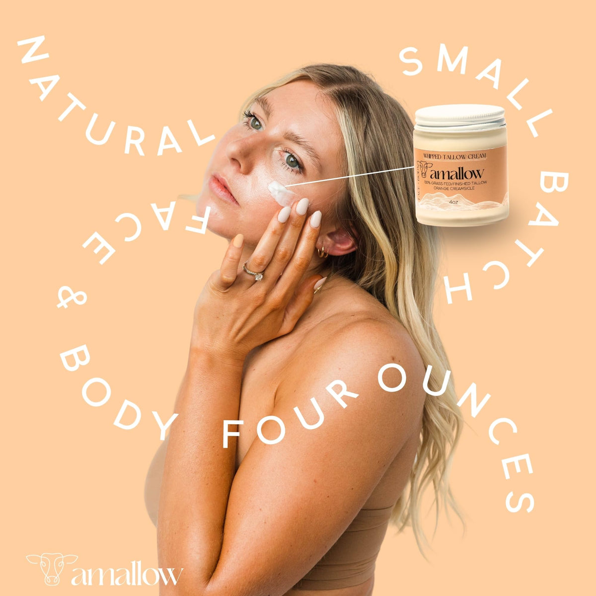 Amallow Beef Tallow Whipped Moisturiser ingredients list
