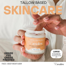 Amallow Beef Tallow Whipped Moisturiser texture close-up