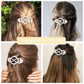 Amariver hair barrettes in different colours arranged