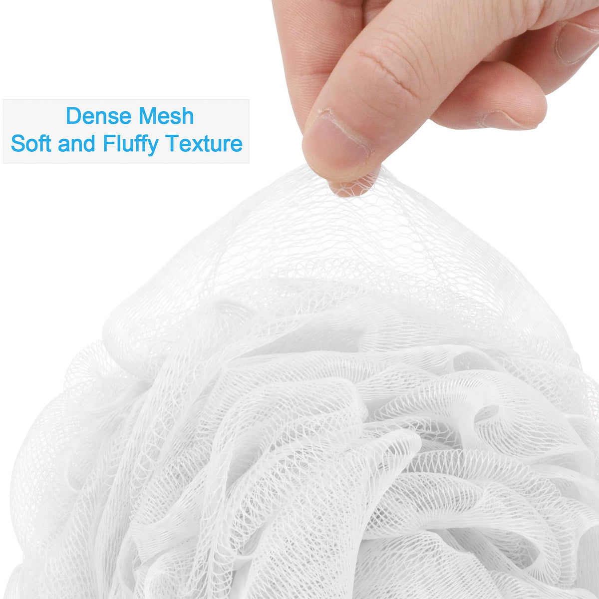 AmazerBath Loofah Sponge in bath setting with body wash