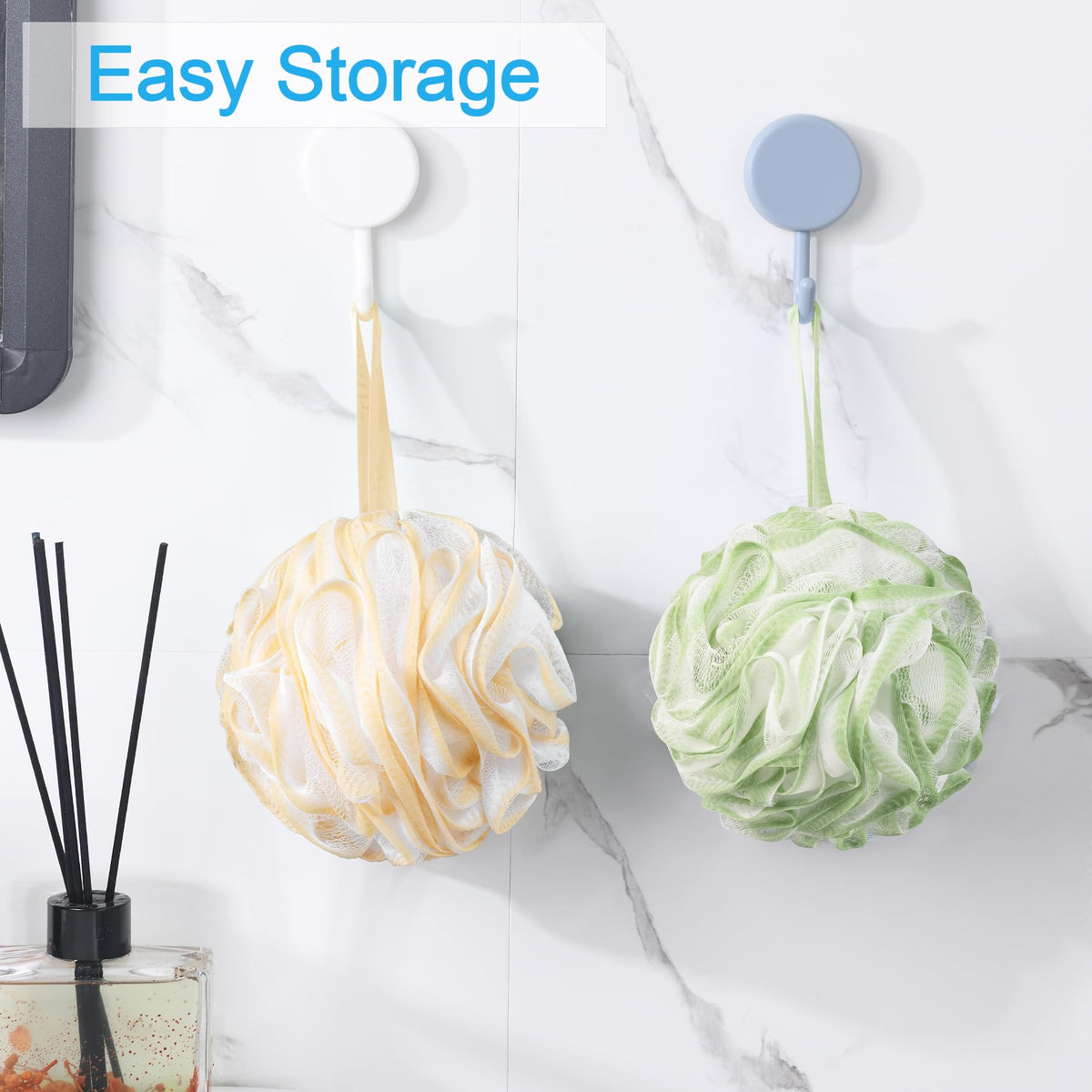 AmazerBath loofah sponge packaging with product details
