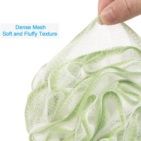 AmazerBath loofah sponge showing its large size and soft material
