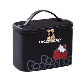 AmBealla Large Waterproof Makeup Bag front view with playful design