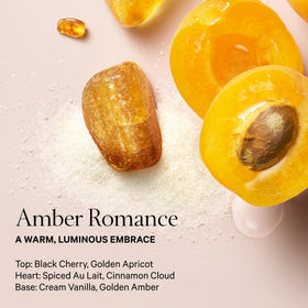Amber Romance Lotion being applied to skin