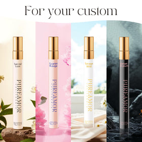 Amber Vanilla scent bottle from PUREAMOR perfume set