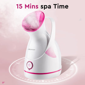 Amconsure Facial Steamer packaging display