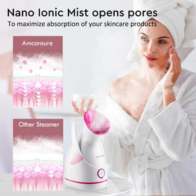 Amconsure Facial Steamer with 5-piece blackhead extractor kit