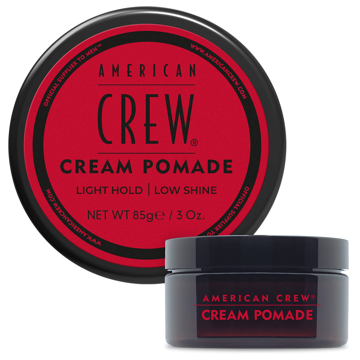 AMERICAN CREW Cream Pomade front view 3 oz packaging
