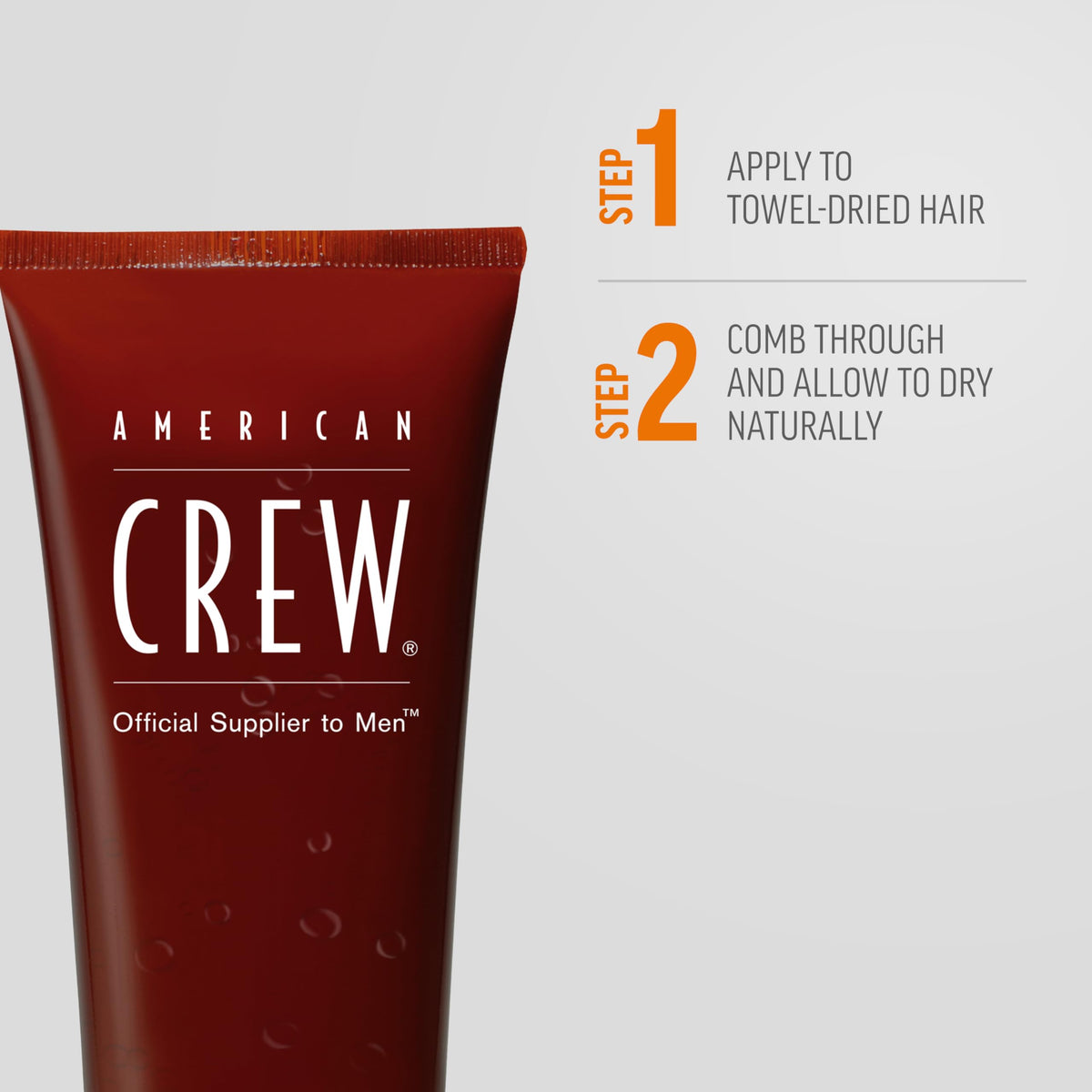 AMERICAN CREW Men's Hair Gel 8.4 Fl Oz application on hair