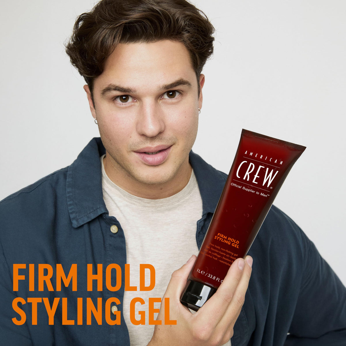 AMERICAN CREW Men's Styling Gel packaging side view