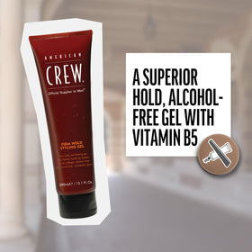 AMERICAN CREW Men's Styling Gel texture on hand