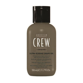 AMERICAN CREW Ultra Gliding Shave Oil packaging and label details