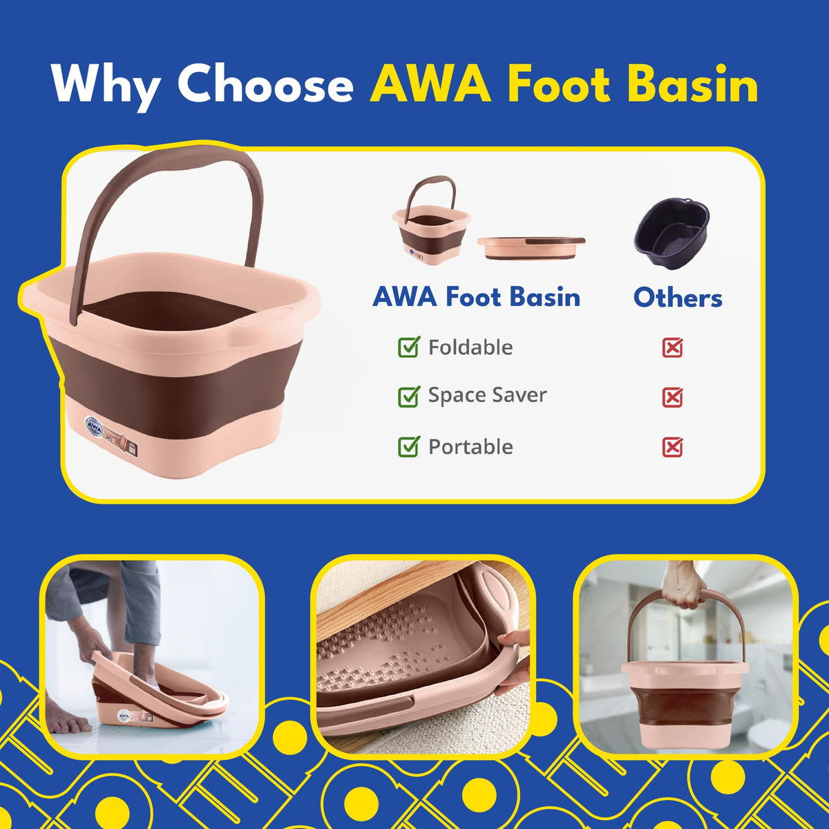 American Wellness Authority Foot Soaking Tub in use during a pedicure