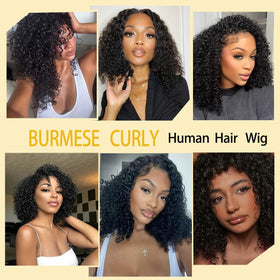 Amicalite Burmese Curly Hair Extensions lifestyle scene