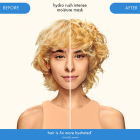 Amika Hydro Rush Intense Moisture Mask with other hair care products