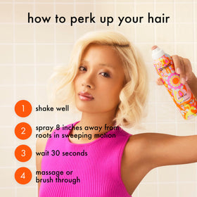 Amika Perk Up Dry Shampoo lifestyle scene