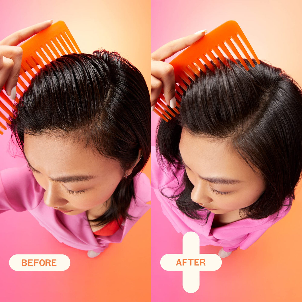 Amika Perk Up Plus Dry Shampoo 5.3oz on bathroom shelf