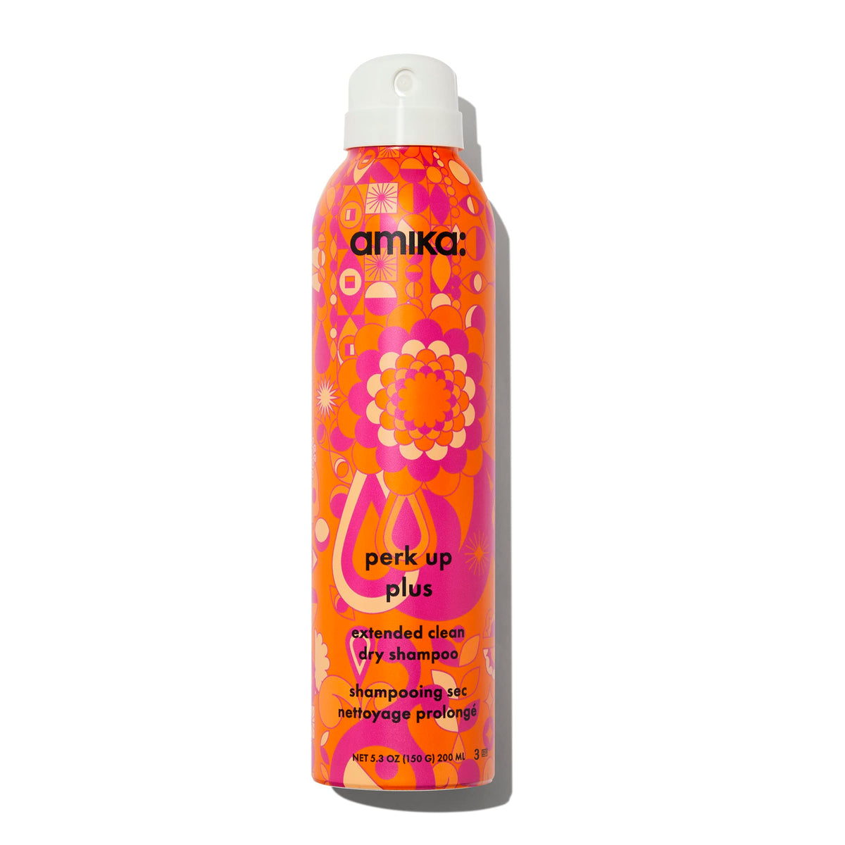 Amika Perk Up Plus Extended Clean Dry Shampoo 5.3oz front view