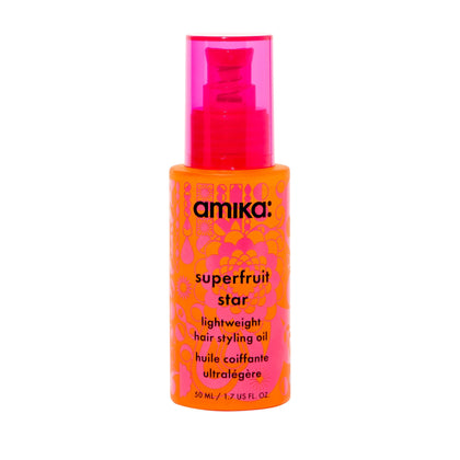 Amika Superfruit Star Lightweight Hair Styling Oil 1.7oz front view