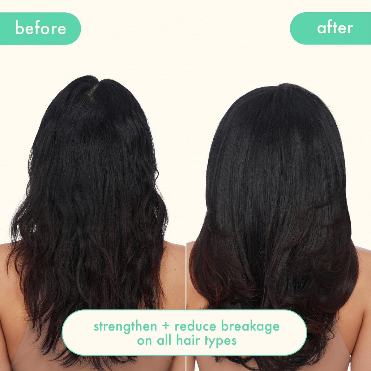 Amika The Kure Conditioner application on hair