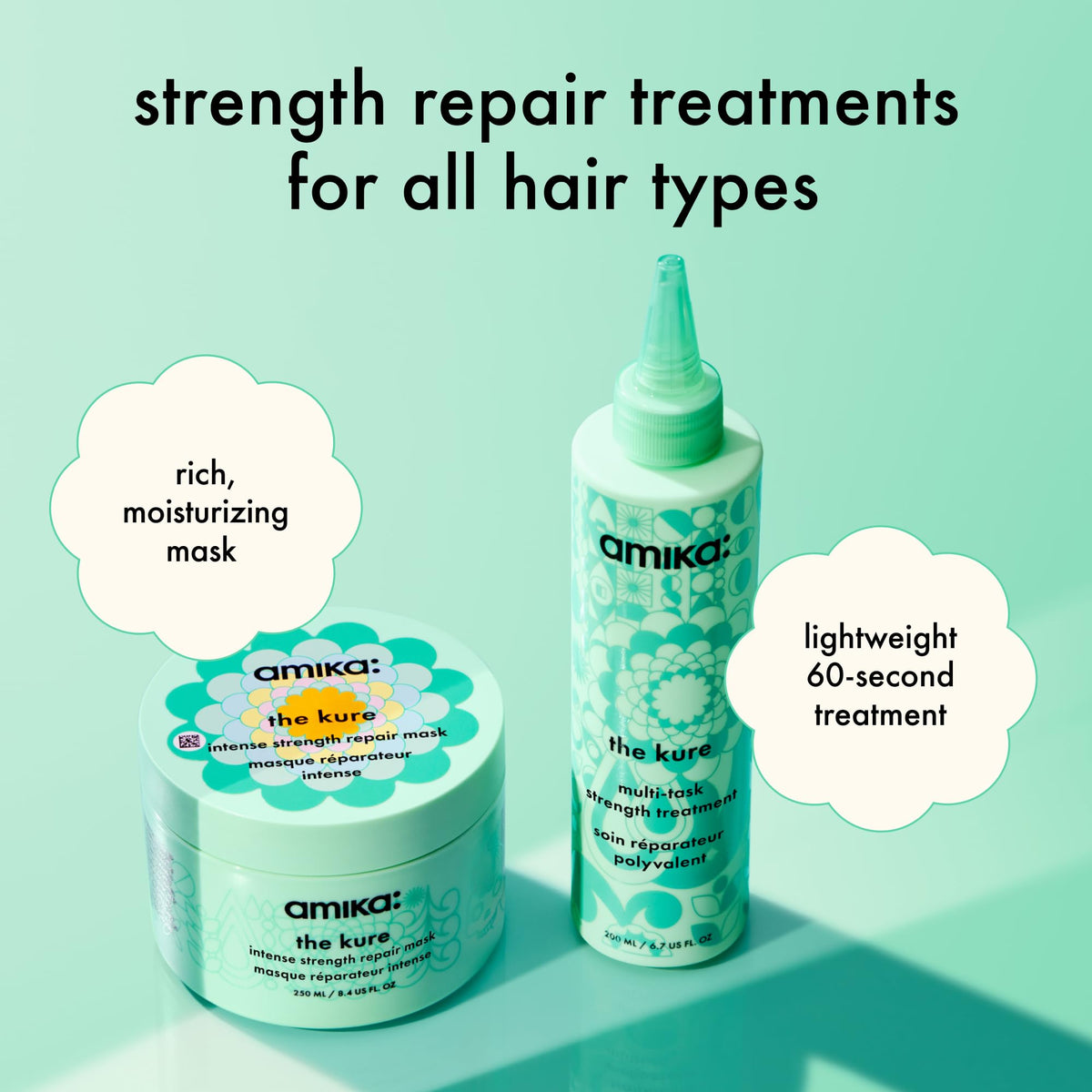 Amika The Kure Intense Strength Repair Mask lifestyle scene
