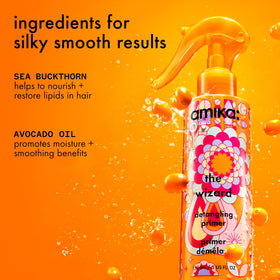 Amika The Wizard Detangling Hair Primer 60ml back view