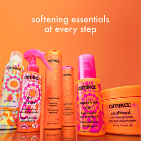 Amika The Wizard Detangling Primer 60ml with hair styling tools