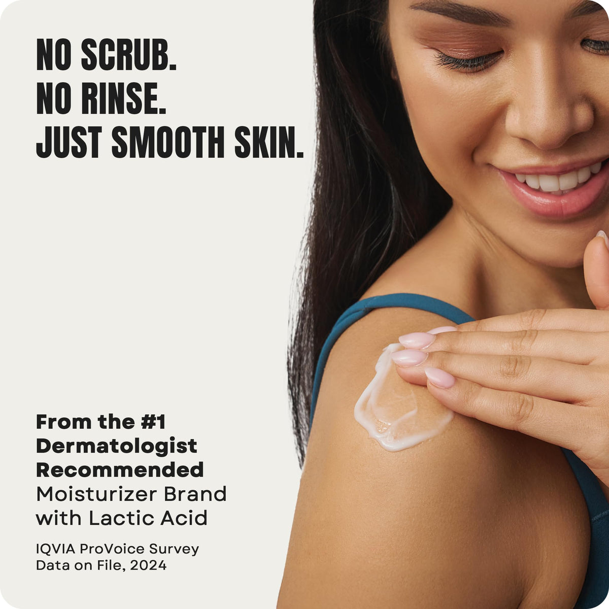 AmLactin Daily Nourish Body Lotion 12% Lactic Acid texture on skin