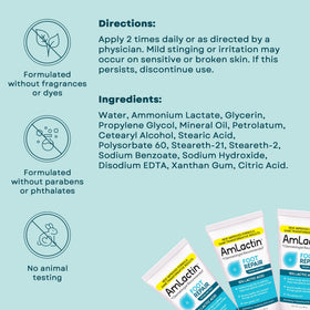 AmLactin Foot Repair Cream with soft towel