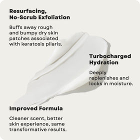 AmLactin KP Bumps Be Gone Body Cream application on skin