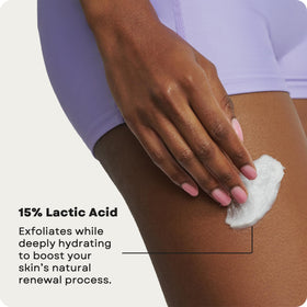 AmLactin KP Bumps Be Gone Body Cream texture close-up