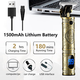 AMULISS Beard Trimmer with USB charging cable