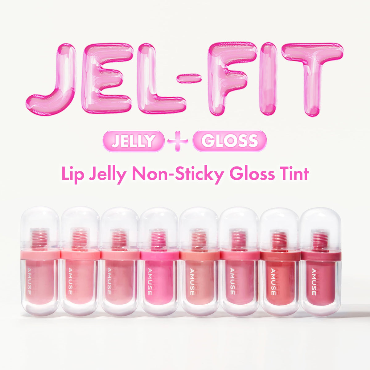 Amuse Jel-Fit Tint 06 SEOUL GIRL applied on lips
