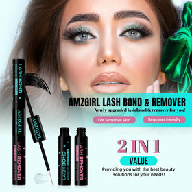 AMZGIRL LASH 2-in-1 Lash Bond and Remover packaging