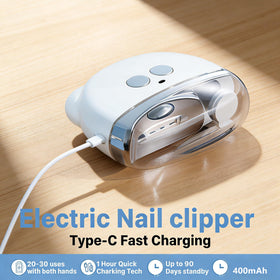 AMZKISS Electric Nail Clippers packaging front view