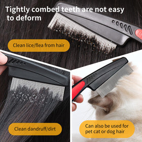 AMZWISH Dandruff Comb Set displayed on a clean surface