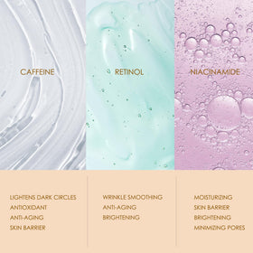 ANAREAL Eye Bags application on skin
