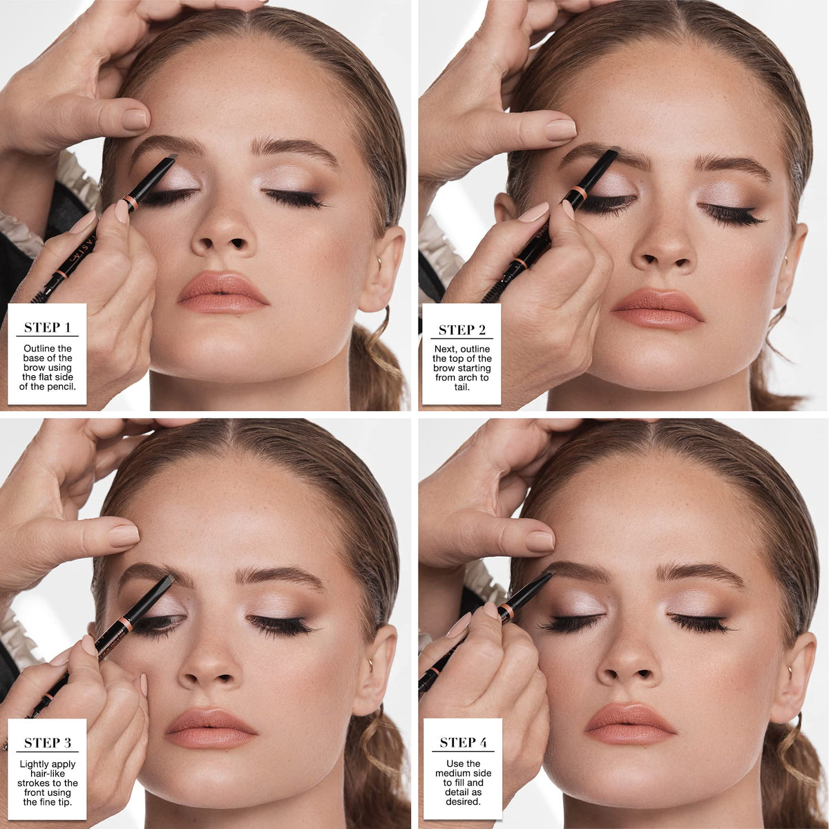 Anastasia Beverly Hills Brow Definer 3-in-1 Triangle Eyebrow Pencil with spoolie brush