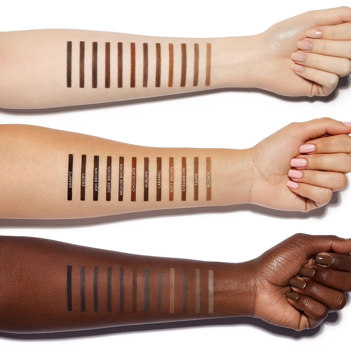 Anastasia Beverly Hills Brow Definer pencil on a makeup table