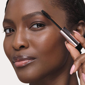 Anastasia Beverly Hills Clear Brow Gel applied to brows for a natural look