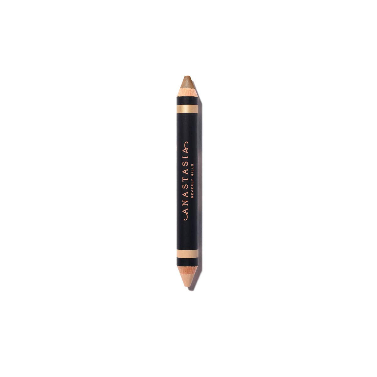 Anastasia Beverly Hills Highlighting Duo Pencil front view showing matte and shimmer ends